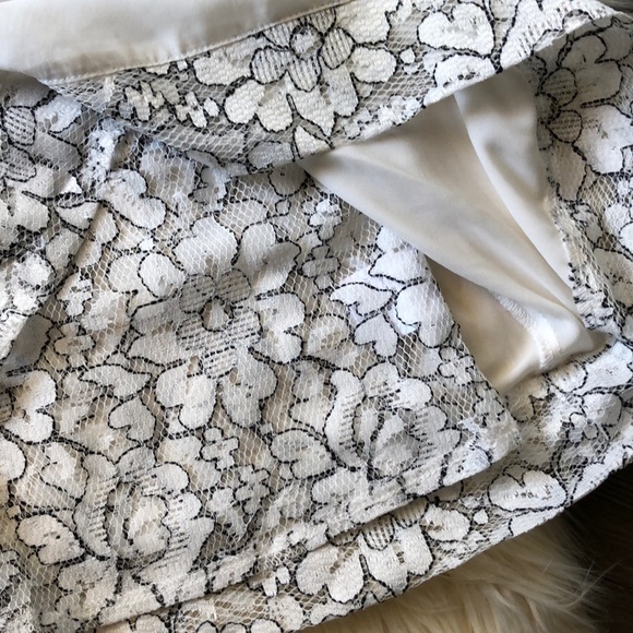 LIKE NEW Greylin White Floral Lace Sheer Blouse - Picture 6 of 8